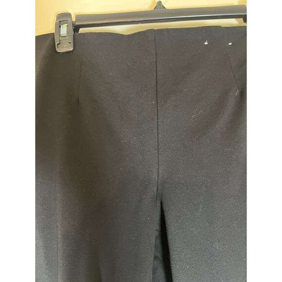 Women's Black Calvin Klein Pull on Flat Front Dress Pants - Picture 6 of 6